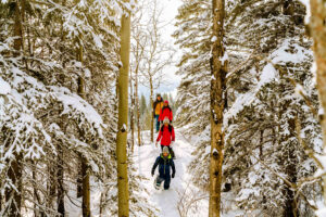 Family Snowshoe – Kananaskis Outfitters Karl Lee