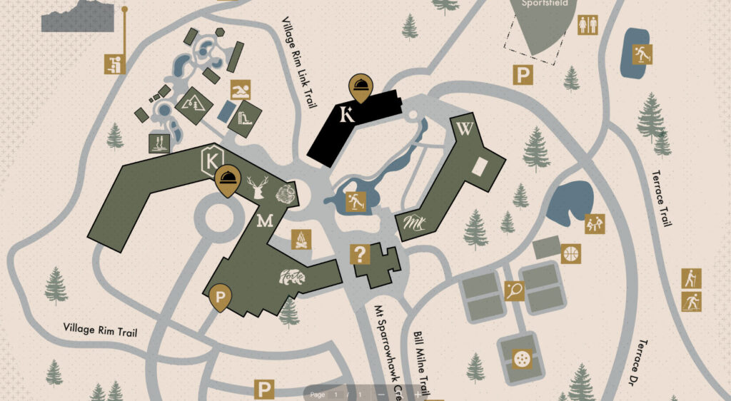 PKML Property Map – Pomeroy Kananaskis Mountain Lodge