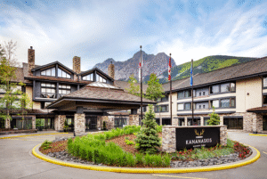 PKML Exterior Welcome Sign – Pomeroy Kananaskis Mountain Lodge