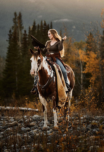 horseback trail riding