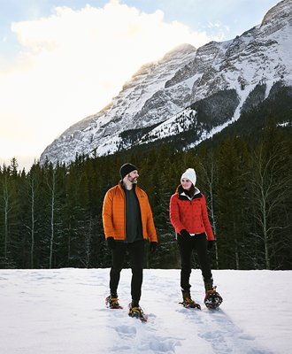 snowshoeing