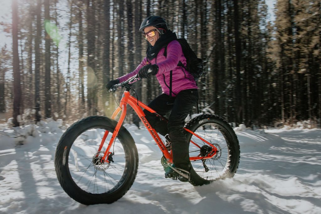 Fat tire biking in Kananaskis